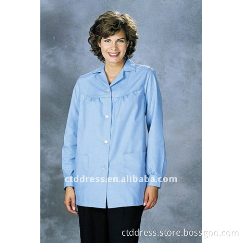 Hot sell cotton Nursing Smocks hospital uniform by CTD